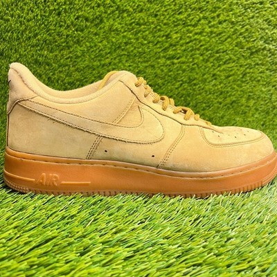 Nike Air Force 1  07 WB Mens Size 10.5 Wheat Tan Gum Athletic Shoes Sneakers