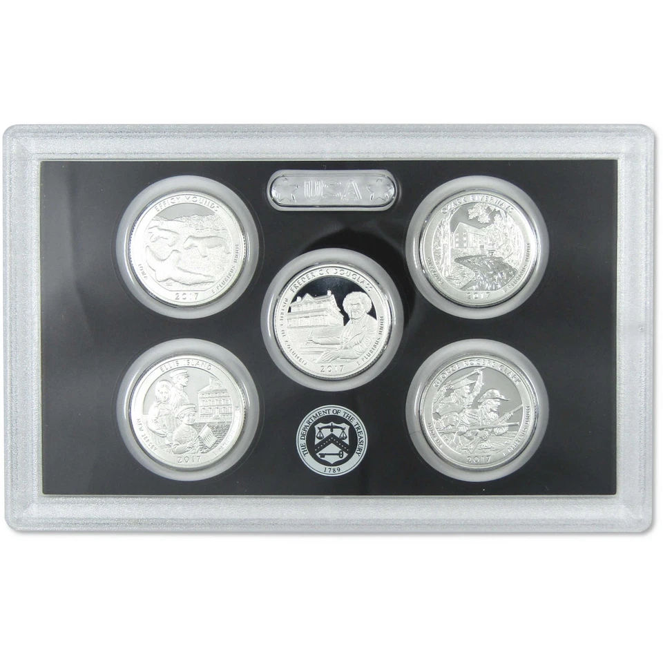 2017 Silver Proof Set U.S. Mint Original Government Packaging OGP COA - Image 4 of 4