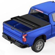 Soft Tri-fold Tonneau Cover For Pickup Truck Bed