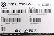 Atlona AT-UHD-SW-52