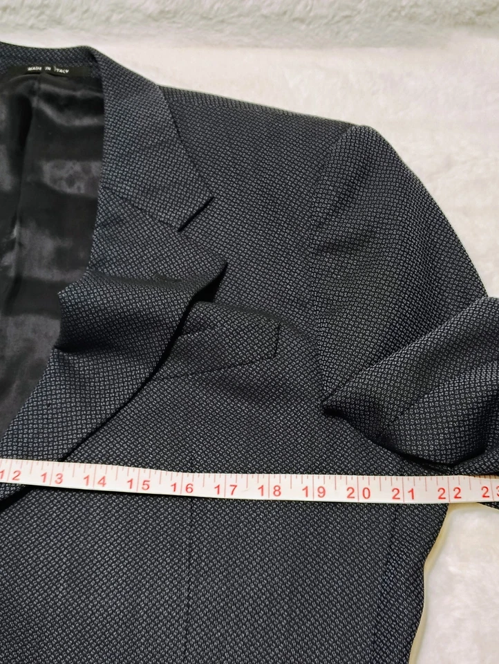 Chaqueta Blazer Abrigo Deportivo 100% Lana Giorgio Armani Collezioni 42 R Hecha en Italia Foto 3 de 4