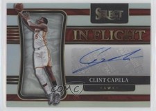 2021 Panini Select In Flight Signatures Silver Prizm /299 Clint Capela Auto 0us8