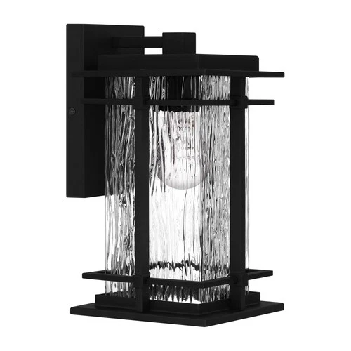 Quoizel MCL8406 McAlister 12" Tall Outdoor Wall Sconce - Black - Picture 5 of 6