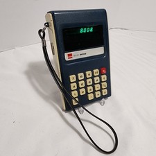 Vtg SHARP Japan ELSI 8002 EL-8002 Blue Handheld Calculator - CLEAN  TESTED 