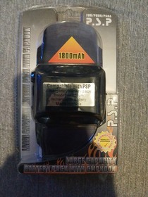 PSP Large Capacity Battery Pack 1800mah 3.7 Volt NEW Playstation Portable Nos