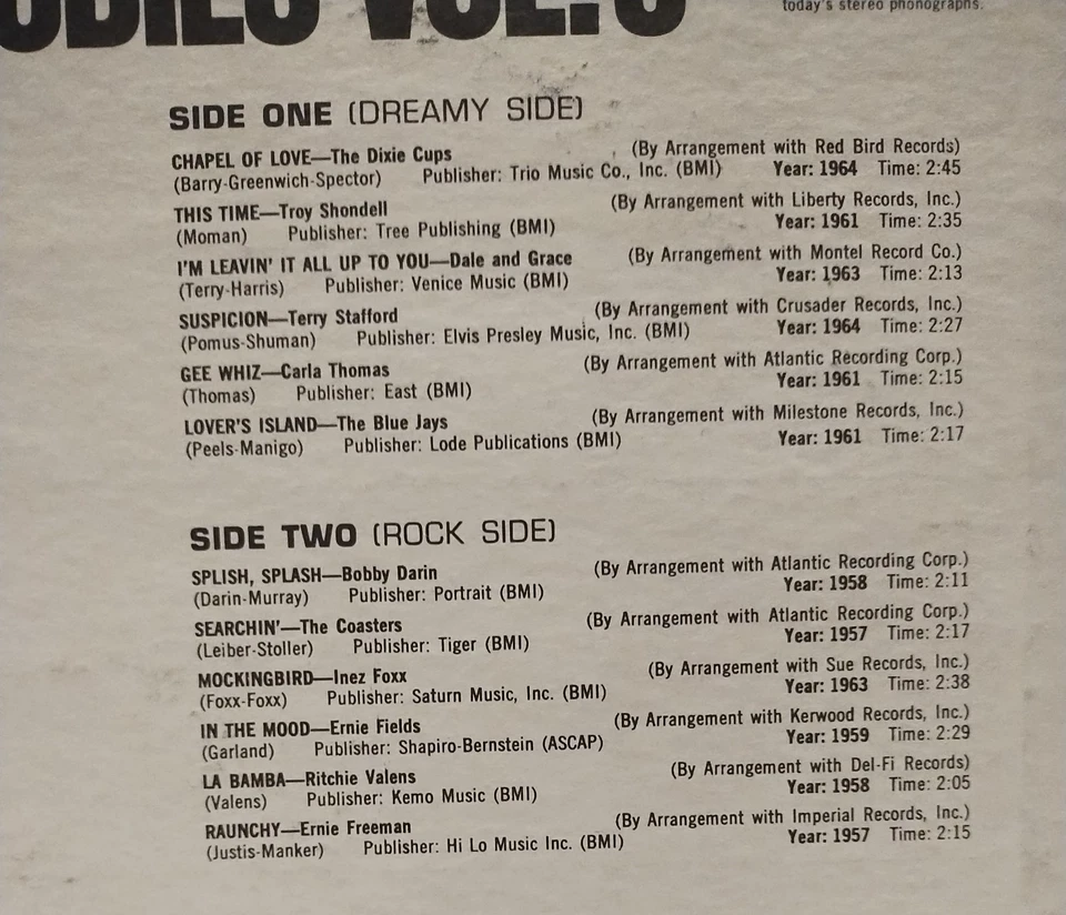 OLDIES BUT GOODIES Vol. 8 ORIGINAL SOUND 1965 LP Terry Stafford-Inez Foxx HEAR! - Image 4 of 4