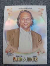2021 TOPPS CHROME ALLEN AND GINTER BASEBALL  BUZZ BISSINGER REF#262(AUTHOR)