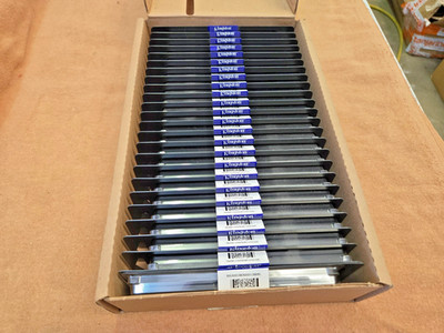 Lot of 25 Kingston 2GB (50 GB Total) T DDR3 KVR1333D3D8R9S/2GI Memory - New