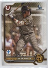 2022 Bowman Draft 1st Edition Sky Blue Foil Lamar King Jr #BD-143 e2z