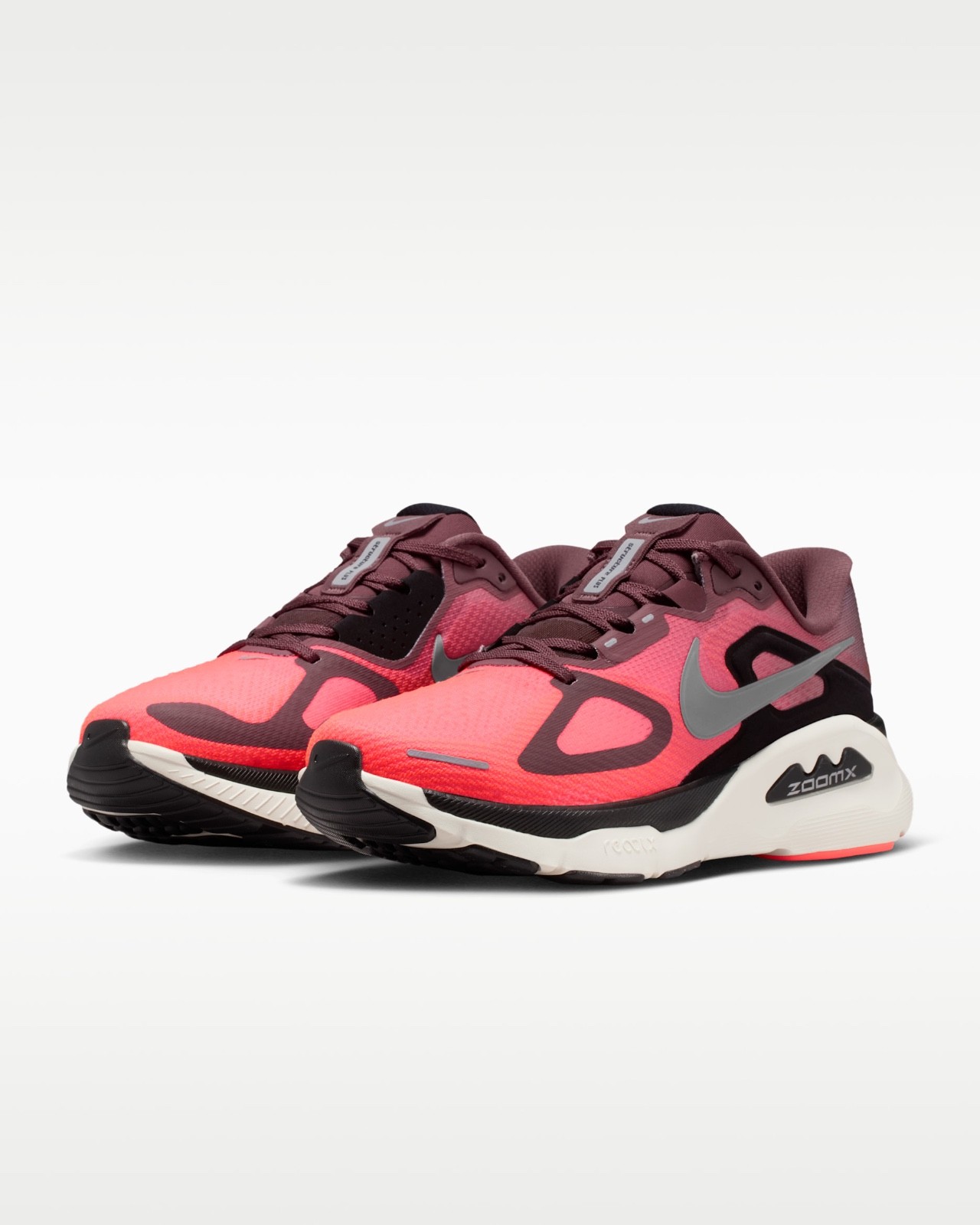 Women's Nike STRUCTURE Run Shoe-Tattoo/Hot Lava/Black/Silver thumbnail 3