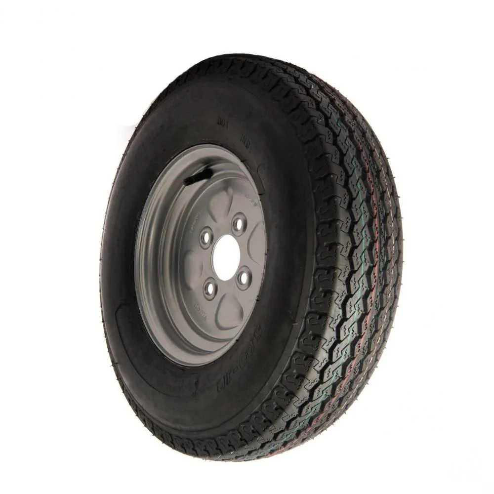 Trailer Wheel 10 Inch 5.00 x 10 4 stud 100mm PCD 8 Ply
