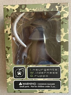 RARE IWG ROCKET WORLD CHOCOLATE BURNU PLATYPUS BOOMERANG LIMITED ART FIGURE NEW