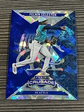 Felnin Celesten 2025 Panini Crusade - Crusade #70 Blue Cracked Ice
