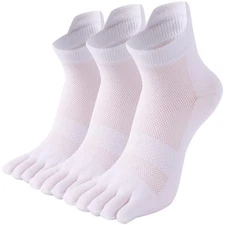 Five Finger Ankle Socks Men Women Coolmax Soft Cushioned High Performance Sea...