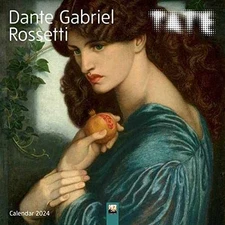 Tate: Dante Gabriel Rossetti Wall Calendar 2024 (Art - Calendar - Very Good
