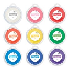 Kaplan Early Learning Washable Jumbo Stamp Pads - Set of 9