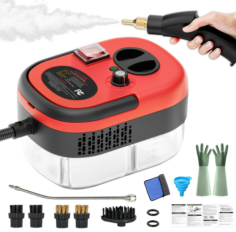 Limpiador de Vapor Portátil 2500W Alta Presión para Hogar, Auto y Cocina, Nuevo