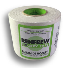 , 1" Cloth Hockey Tape, 18M, White, 3Pk 
