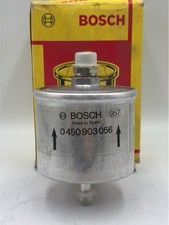 Bosch 0450903056 Inline Fuel Filter Metal Canister External Gasoline New