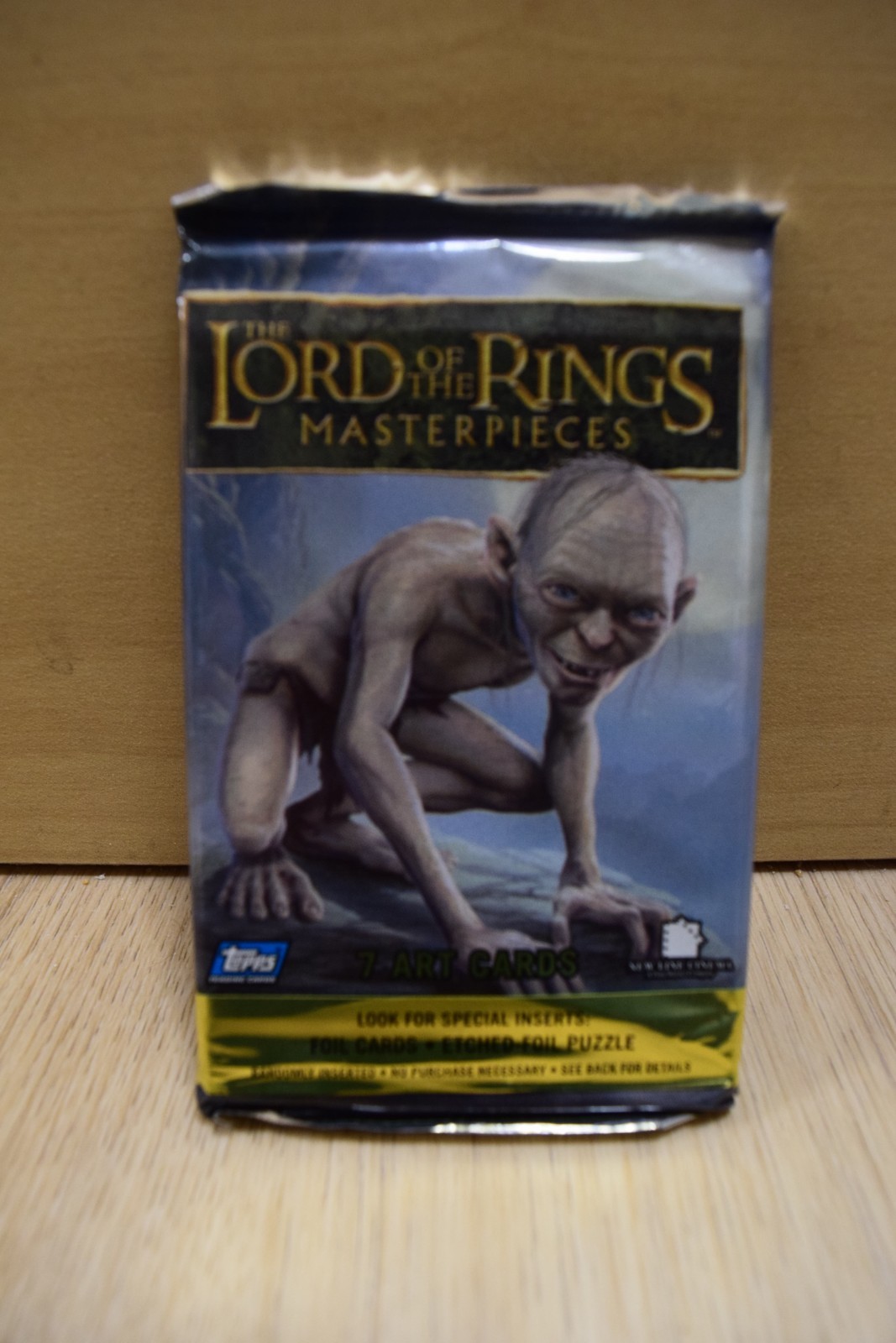 Lord of the Rings Masterpieces Sealed Pack of 7 Art Cards Topps LOTR