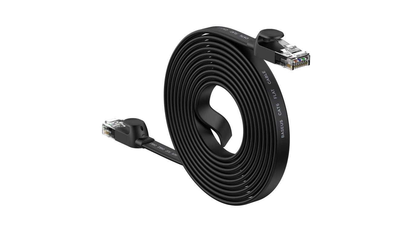 6932172611323 Скоростной кабель Baseus Six sieciowy paski RJ45 1000 Мбит с 10 мбитс Вт 4190₽