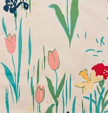 SCALAMANDRE Guermantes White Multi color Flor...