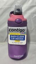 Contigo Kids Autospout 14oz Cup Straw, Easy Clean, Purple  Pink- Eggplant Punch