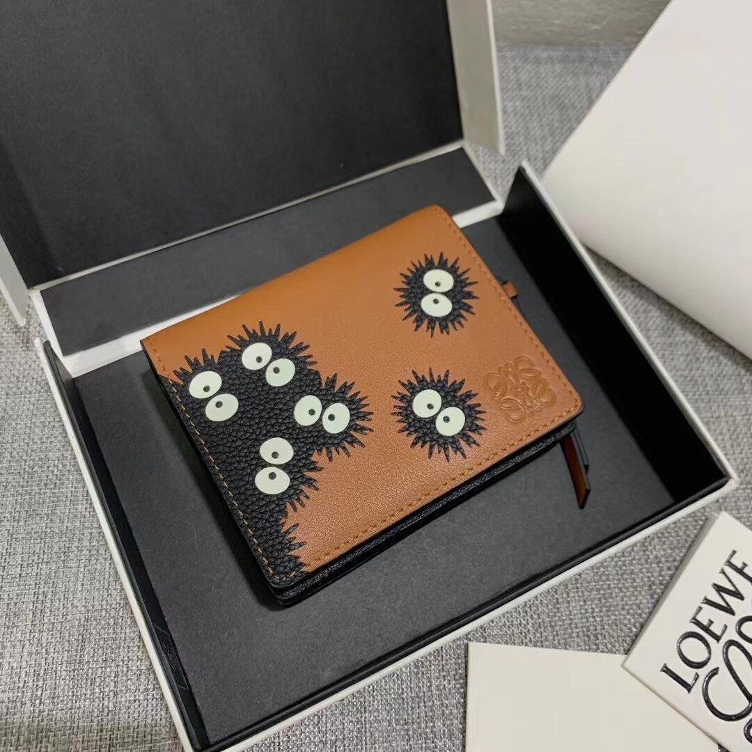 Loewe x Studio Ghibli Spirited Away Susuwatari Folded Wallet Brand