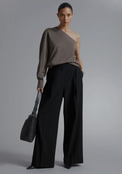 Women & Other Stories Knit Grey M