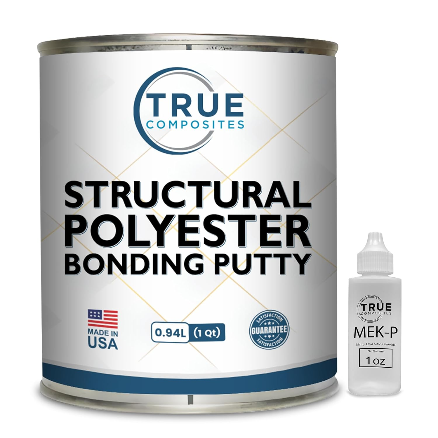 Structural Polyester Bonding Putty - Marine Grade, Fiber Reinforced Filler, Smoo
