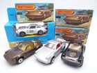 VINTAGE MATCHBOX SUPERFAST No.3e PORSCHE 911 TURBO x4 & ORIGINAL BOXES 1970/80s