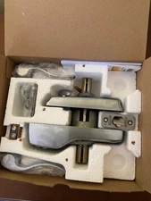 Schlage Camelot Brushed Chrome Electronic Handle and Keypad FE595