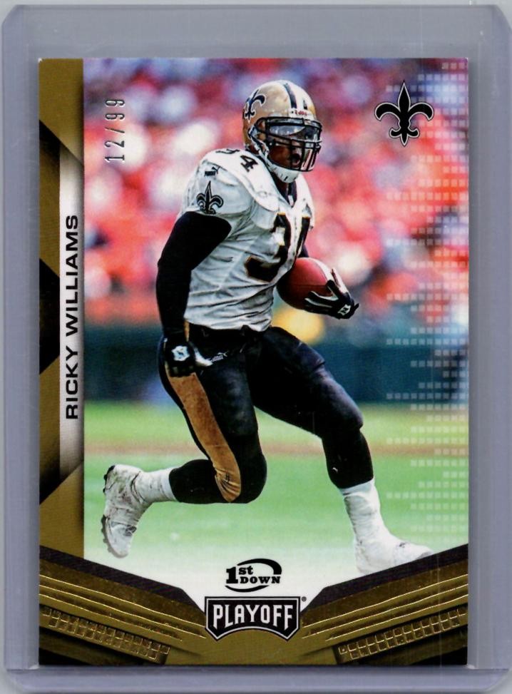 2019 Panini Playoff #150 Ricky Williams 1st Down #/99