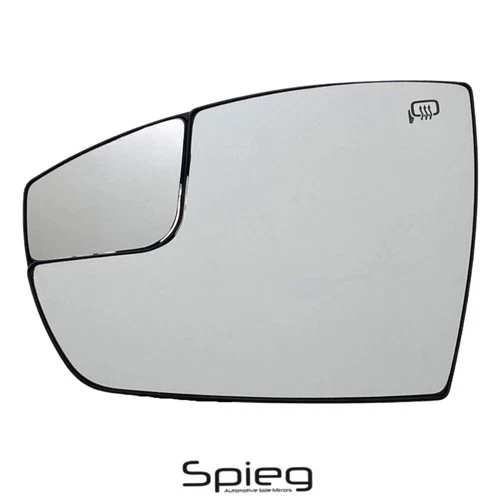 Side Mirror Glass for 2018-2022 FORD EcoSport with Heated Spotter Driver Side