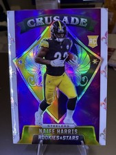 2021 Panini Rookies & Stars Crusade Najee Harris Purple Prizm CR-28 /35 Steelers