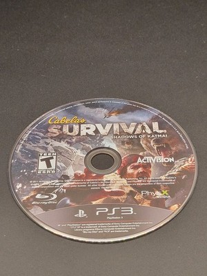 Cabela's Survival: Shadows of Katmai - PlayStation 3 - Authentic - Loose Disc