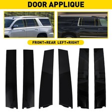 Gloss Black Window B Pillar Posts Trim Cover ...
