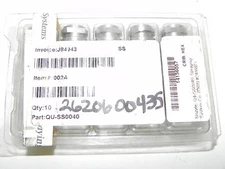 LOT OF 10 SPRAYING SYSTEMS QU-SS0040 NOZZLE TIPS HEX NEW