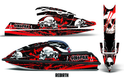 selika♪ SIKSPAK Jet Ski Graphics Stickers Decals For Kawasaki 750 SX SXR