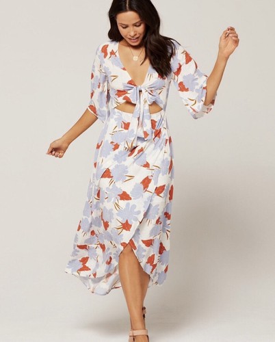L*Space Kellen Midi Cut Out Dress 