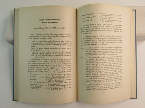 AMERICAN GAS ASSOCIATION 3rd Annual Convention 1921 Accounting Section HC - Picture 6 of 10