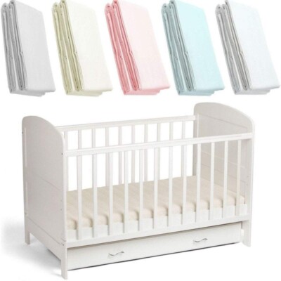 Spacesaver Kinderbett Spannbettlaken Deluxe Baby 100% Baumwolle 100x52cm