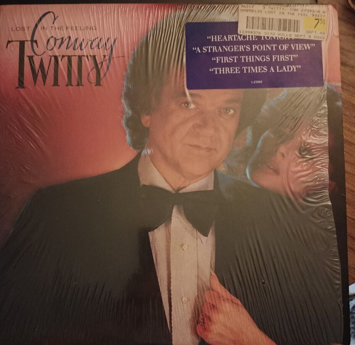 Conway Twitty Record Album 33RPM - Lost in The Feeling