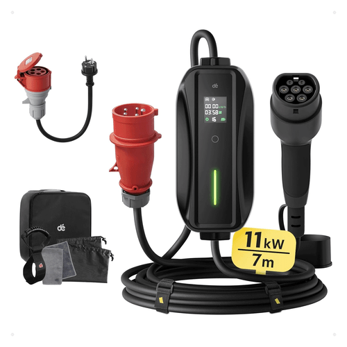 Typ 2 Ladekabel CEE 11kw 6-16A 7M Mobile Wallbox für Elektroautos Hybrid E-Auto - Bild 2 von 12