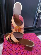 Tory Burch KNOTTED HEELED MULE SANDAL Size 9  (New in Box) $368