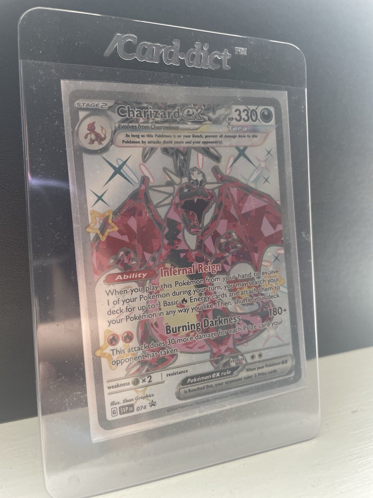 Pokémon TCG Charizard ex Sv03: Obsidian Flames 215/197 Holo Ultra Rare
