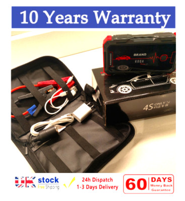 20000MaH USB Auto Starthilfe Pack Booster Batterie Ladegerät Powerbank UK