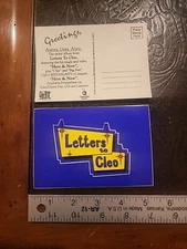 Letters To Cleo Aurora Records CD Album Release promo STICKER NOS