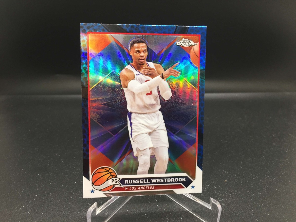 その他 Chrome Refractor RC Russell Westbrook Russell Westbrook 2023-24 Topps Chrome Blue Basketball