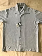 BC ETHIC Vintage 2000’s Men’s Short Sleeve Camp Shirt Made In USA Gray Size M